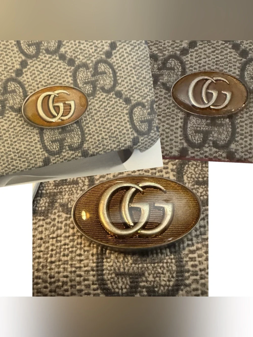 NIB Gucci Ophidia GG Monogram Case for iPhone X/XS Tessuto Beige